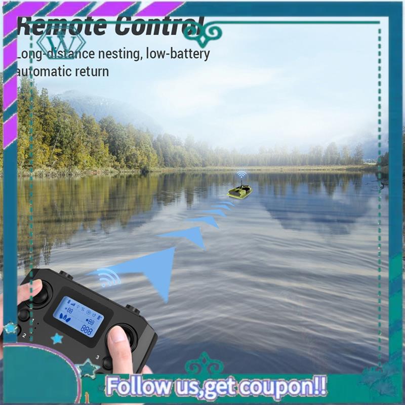 Fishing Equipment For Beginners - A75Q-Fishing Bait Boat Remote Control With