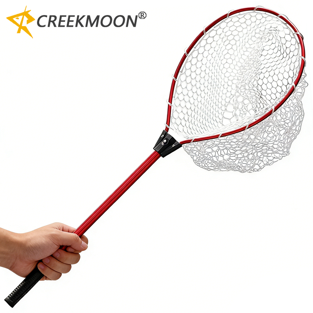 Landing Net Telescopic - 938mm Anti-hook Soft Silicone Fishing Landing