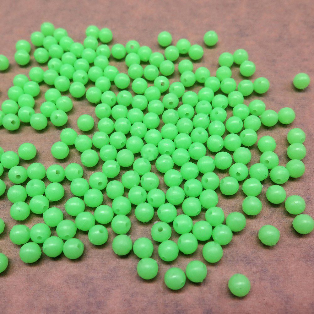Quality Fishing Equipment - 100Pcs/Bag 4/5/6/8mm Fishing Floats Beads Green/Red/White