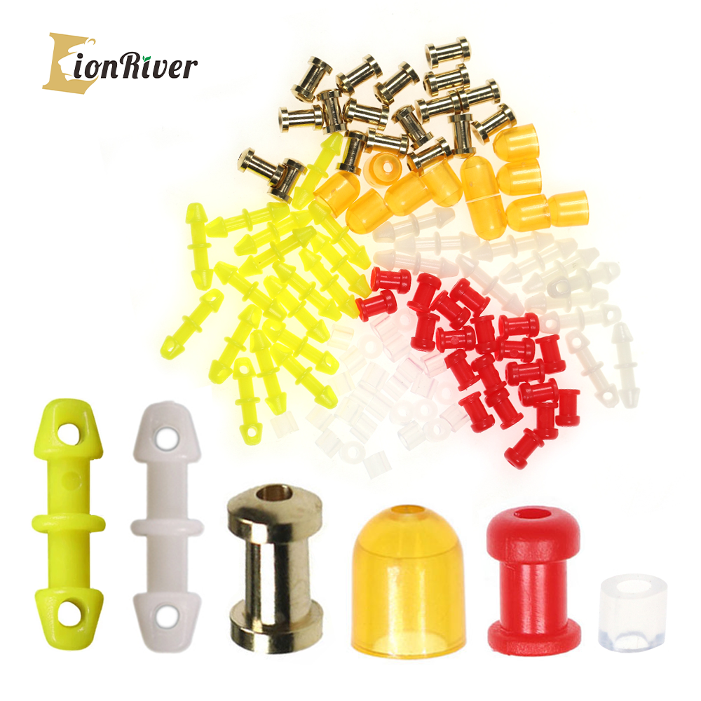 Fishing Equipment Rod - LIONRIVER 500pcs Plastic Copper Slide Parts