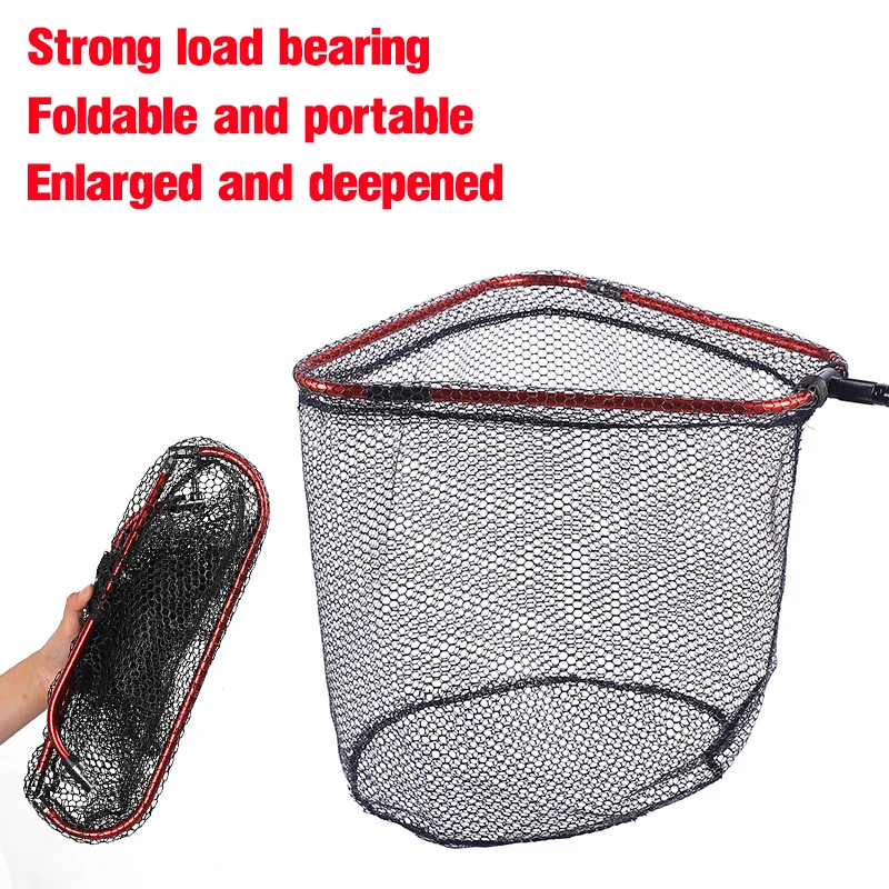 Aluminum Alloy Rubber Coated F - Landing Net Telescopic avis et prix