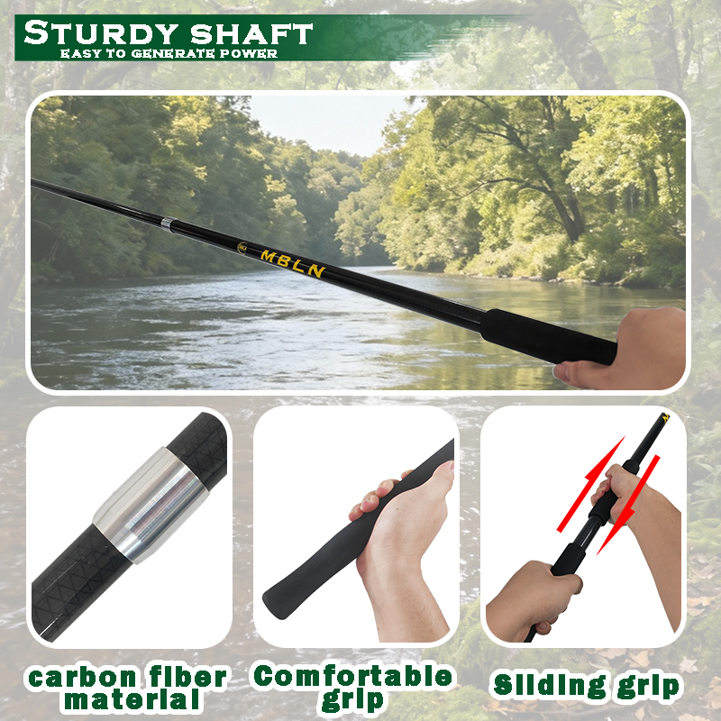 MBLN 304cm large European carp - Landing Net Telescopic avis et prix