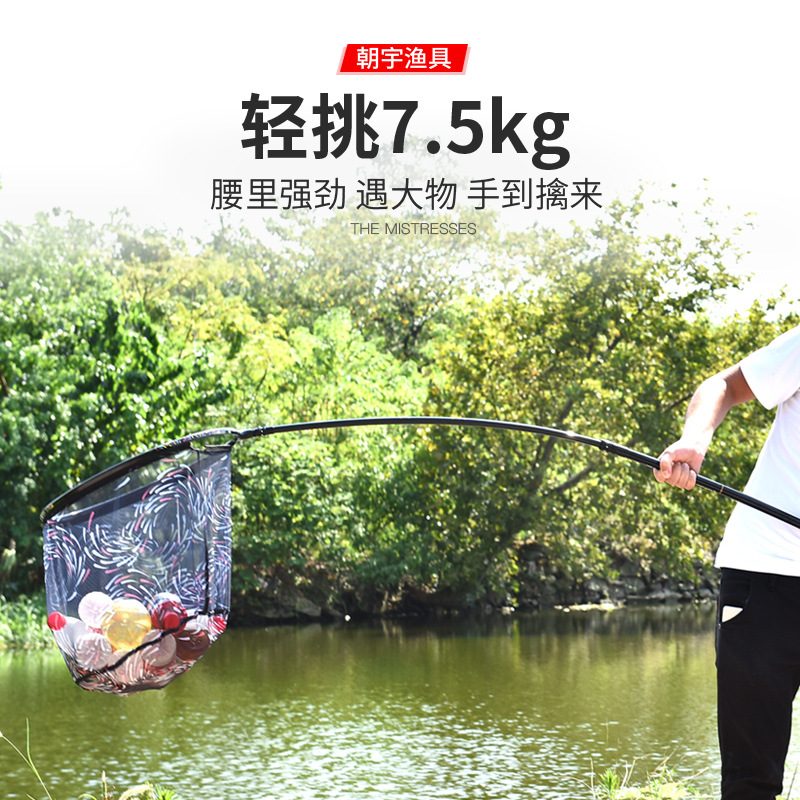Carbon Fishing Landing Net Pol - Landing Net Telescopic avis et prix