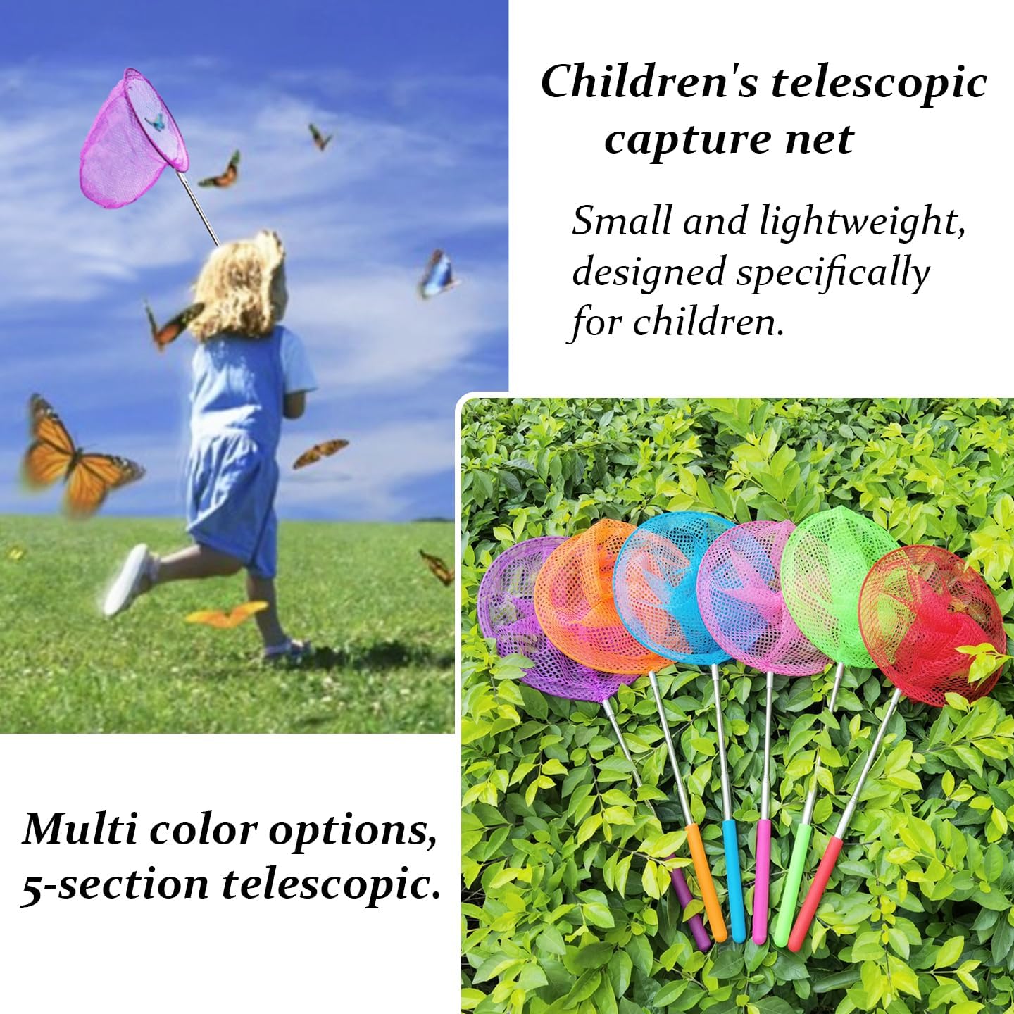 Mini Fishing Net Colorful Anti - Landing Net Telescopic avis et prix