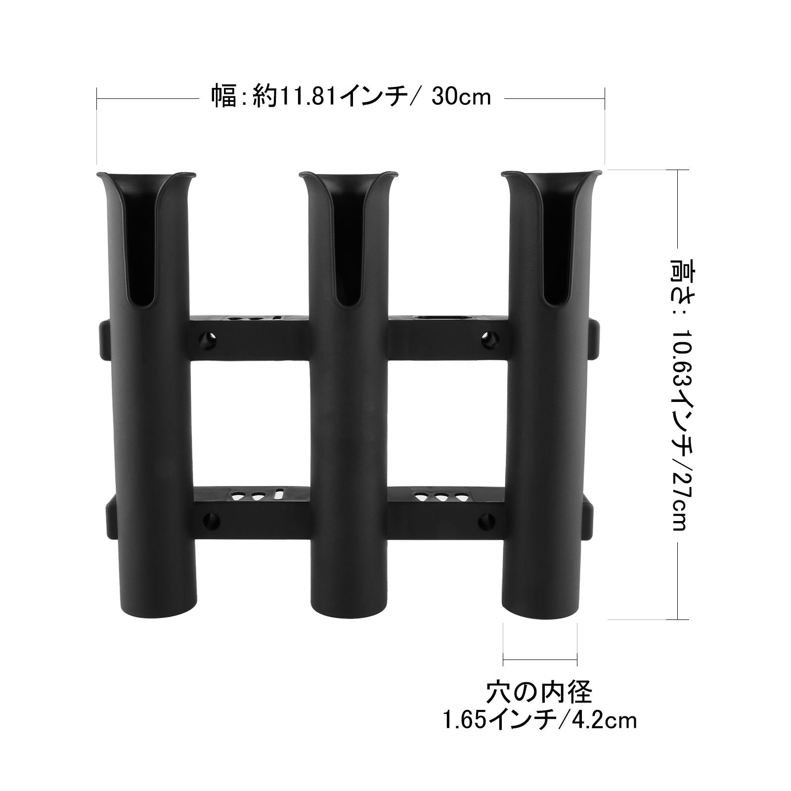Black PP Fishing Rod Holder Ra - Fishing Equipment Rod avis et prix