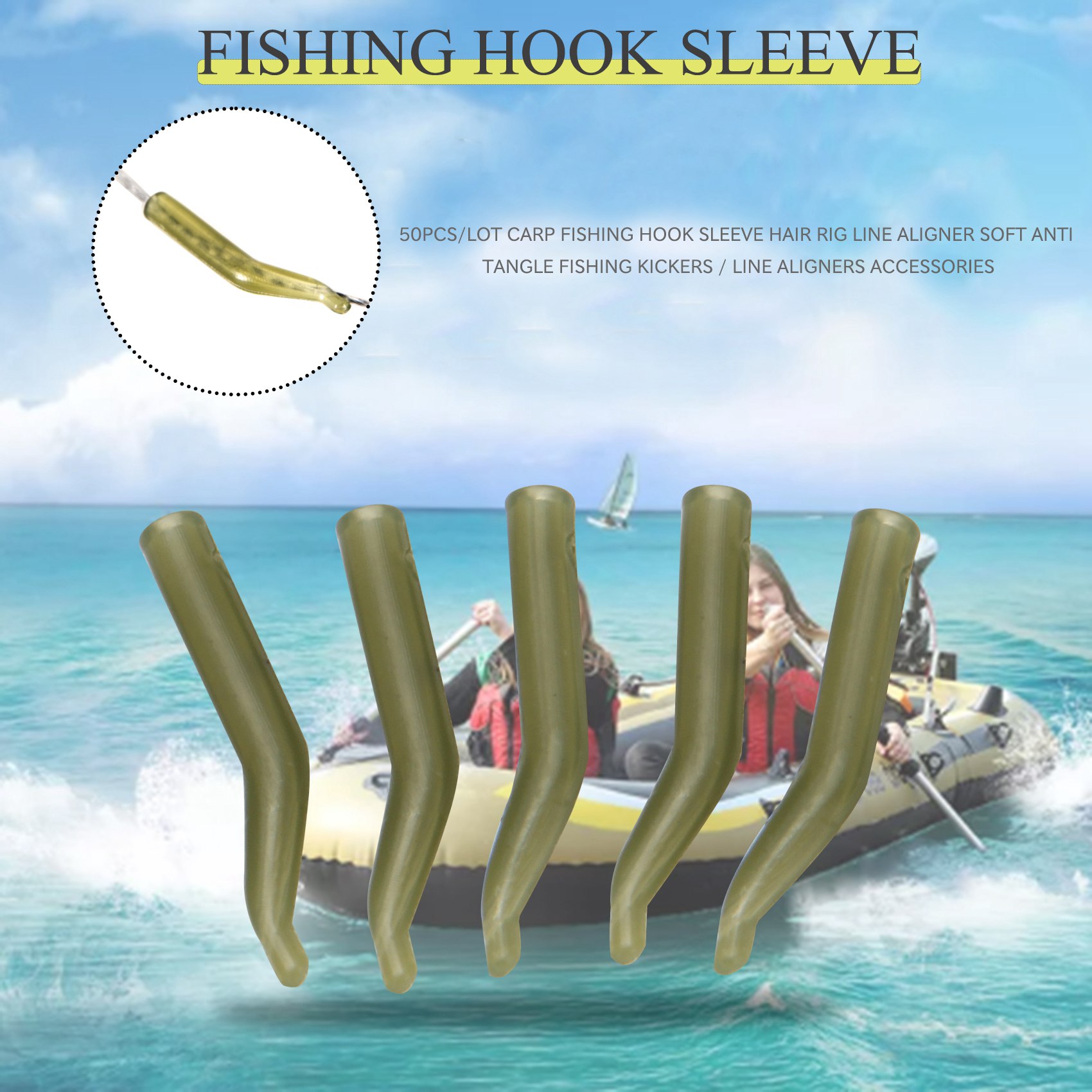 50Pcs/Lot Carp Fishing Hook Sl - Fishing Equipment For Beginners avis et prix