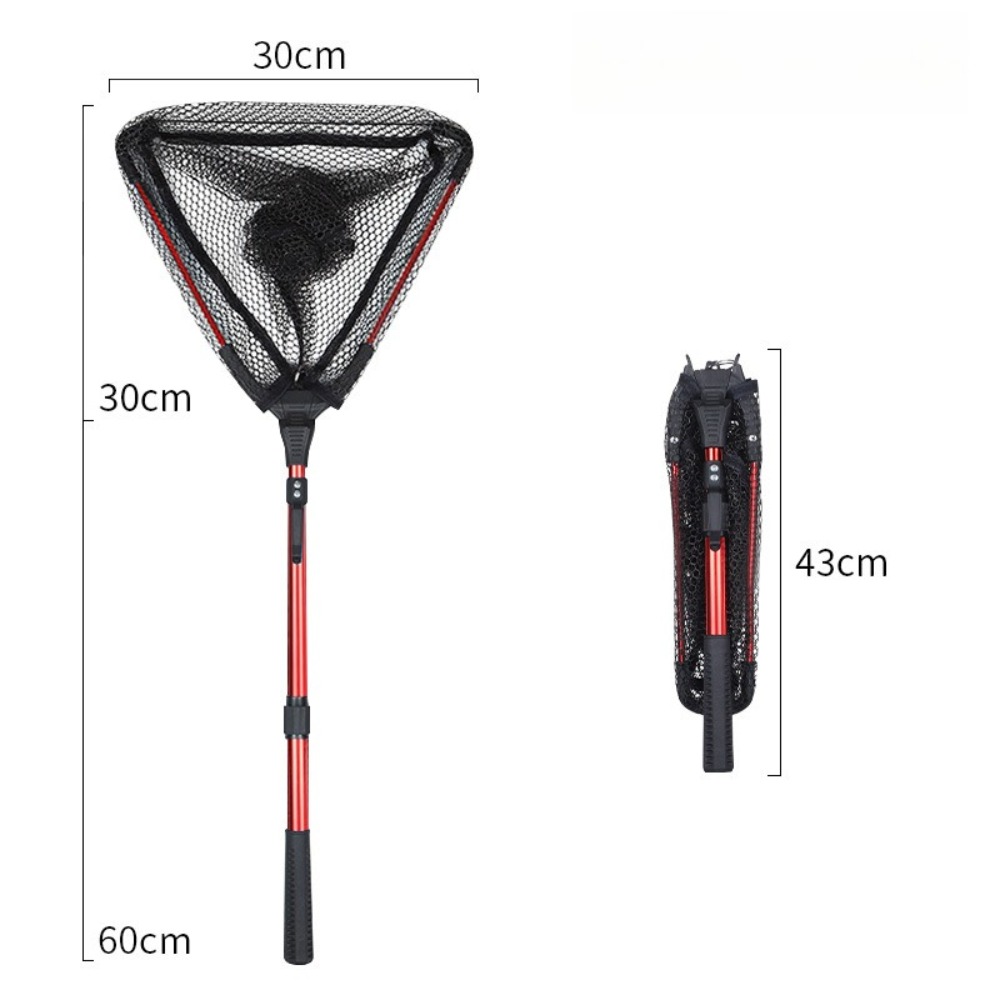 90cm Foldable Fishing Net with - Landing Net Telescopic avis et prix