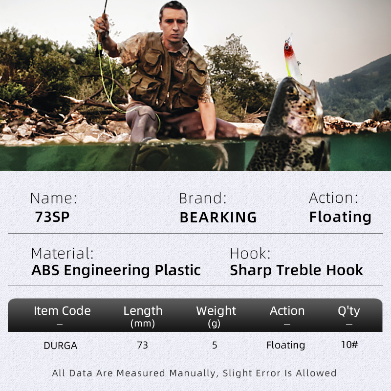 BEARKING New model 73mm 5g pro - Quality Fishing Equipment avis et prix