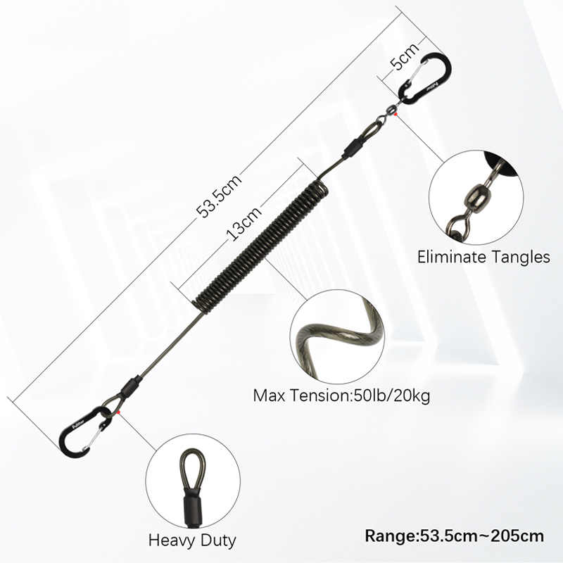 fishing tools Coiled Lanyards  - Fishing Equipment Rod avis et prix