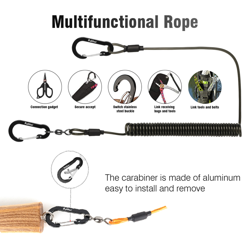 fishing tools Coiled Lanyards  - Fishing Equipment Rod avis et prix