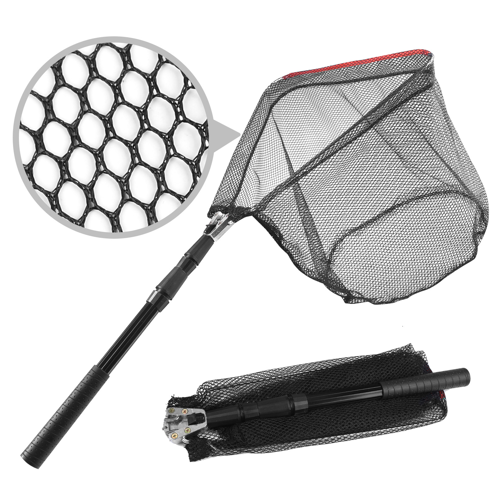 130CM Aluminum Alloy Fishing N - Landing Net Telescopic avis et prix