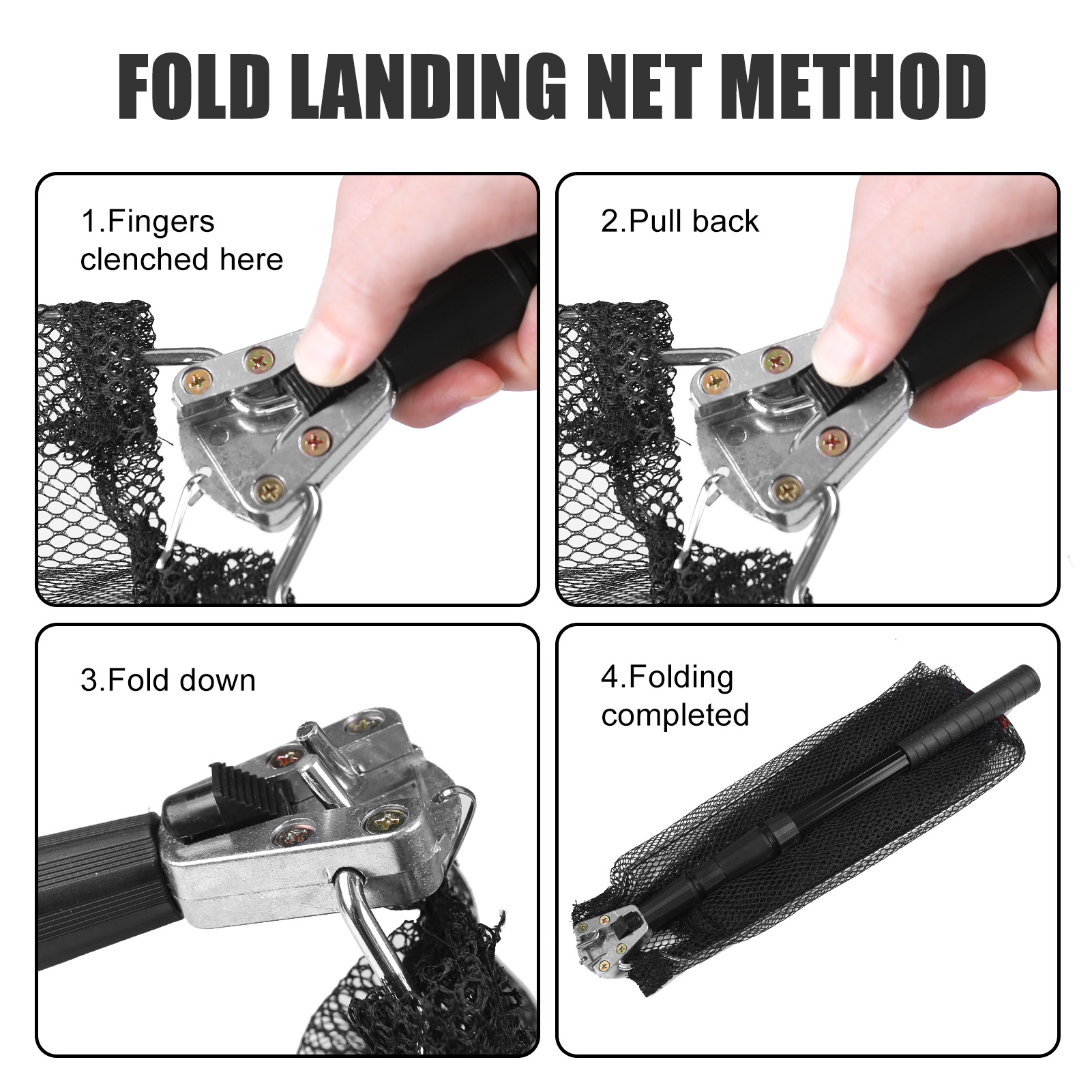 130CM Aluminum Alloy Fishing N - Landing Net Telescopic avis et prix