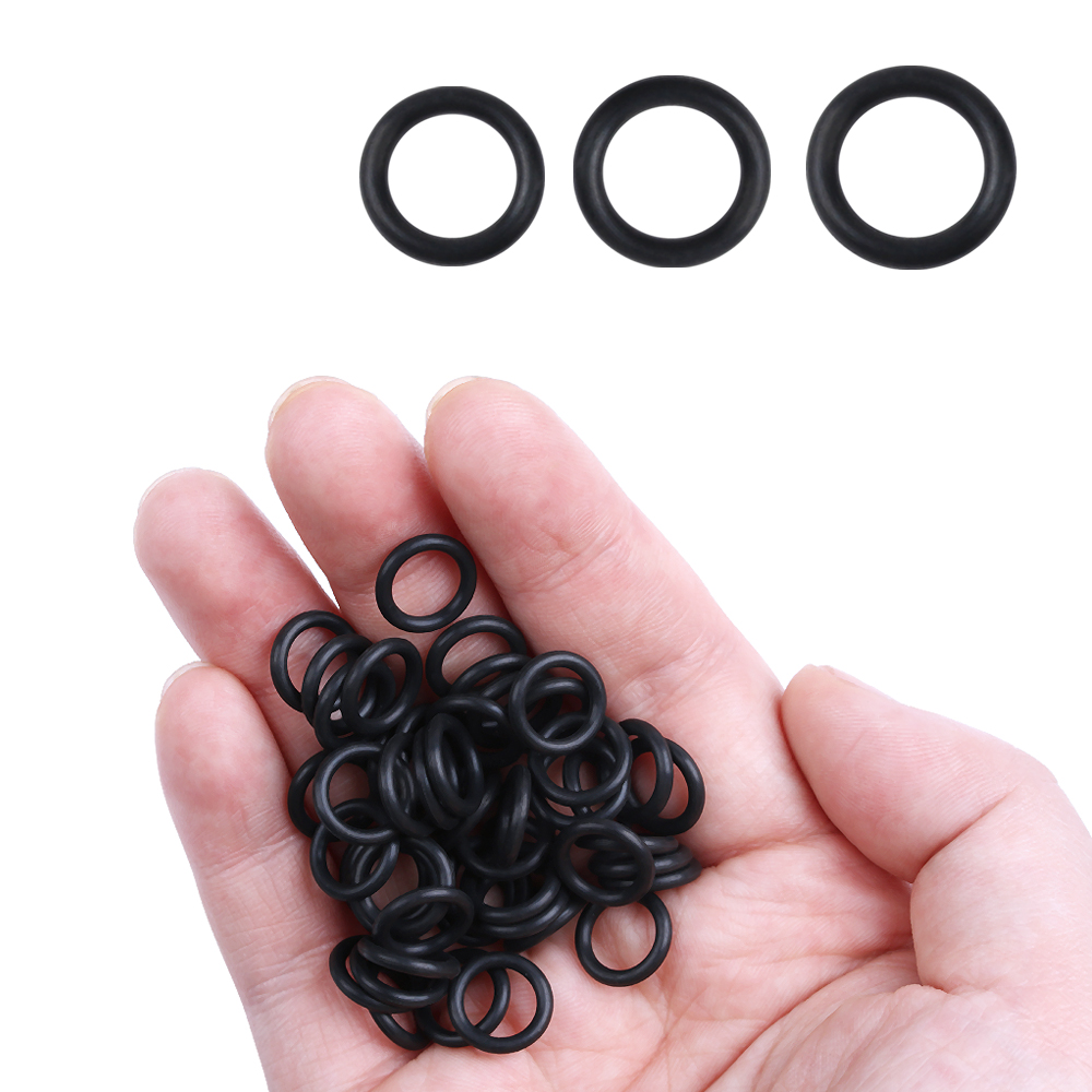 100 PCs Black Rubber O-Rings S - Fishing Equipment For Beginners avis et prix