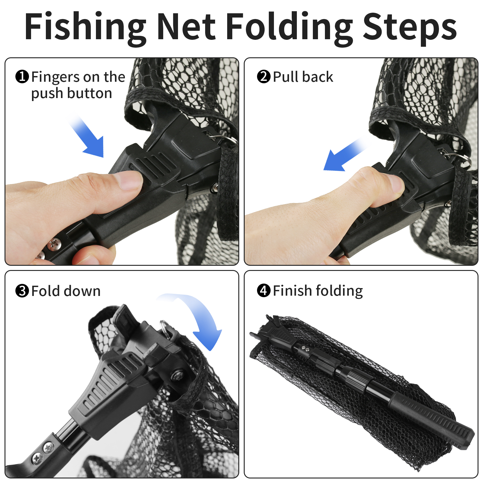 Fishing Net Collapsible Fish L - Landing Net Telescopic avis et prix