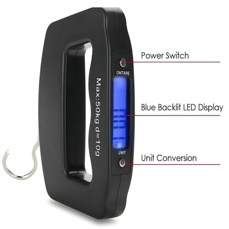 50kg/10g Travel Luggage Scale  - Fishing Equipment For Beginners avis et prix