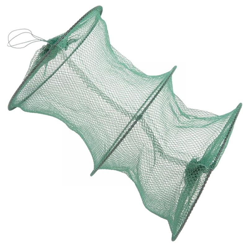 Folding Round Nylon Mesh Metal - Landing Net Telescopic avis et prix