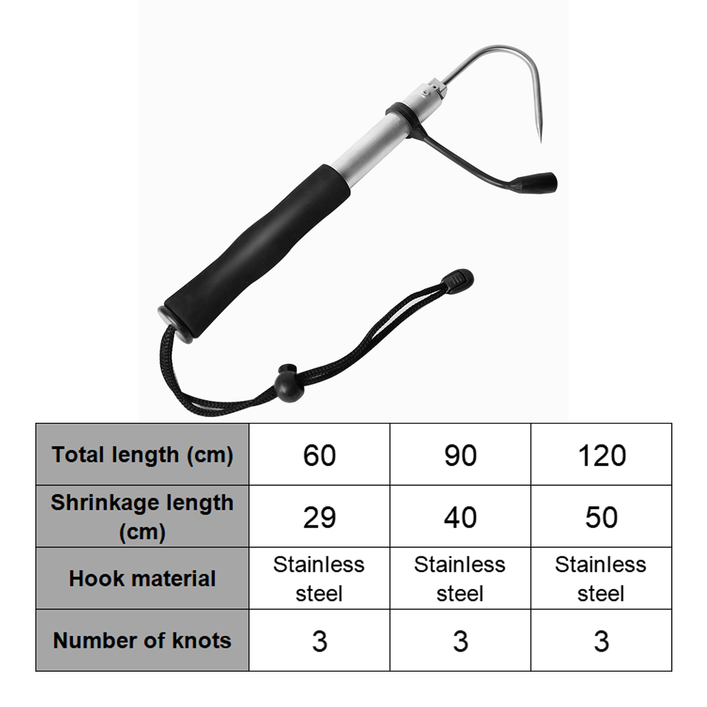 L#/M#/S# telescopic gaff ice f - Landing Net Telescopic avis et prix