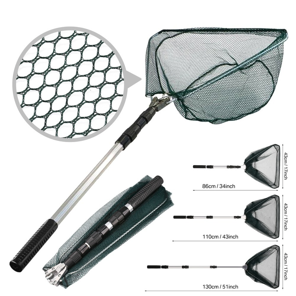 Fishing Landing Net Aluminum A - Landing Net Telescopic avis et prix